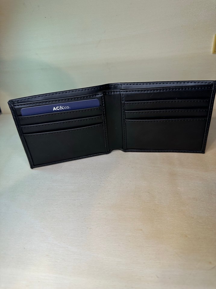 Siyah Minimalist Erkek Cüzdan - Görsel 5