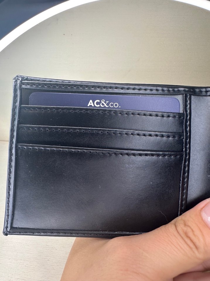 Siyah Minimalist Erkek Cüzdan - Görsel 4