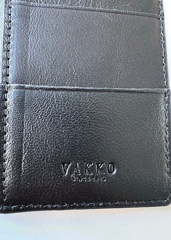 Vakko Siyah Deri ErkekCüzdan - Görsel 5