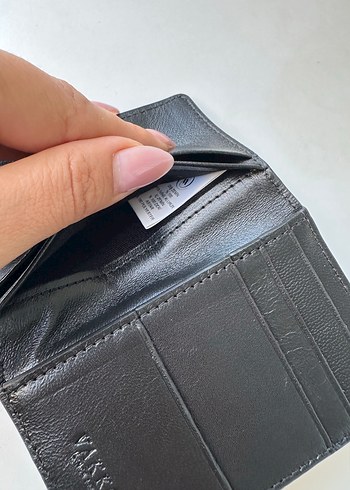 Vakko Siyah Deri ErkekCüzdan - Görsel 8
