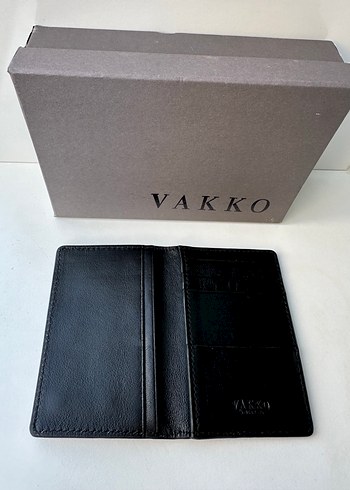 Vakko Siyah Deri ErkekCüzdan - Görsel 4