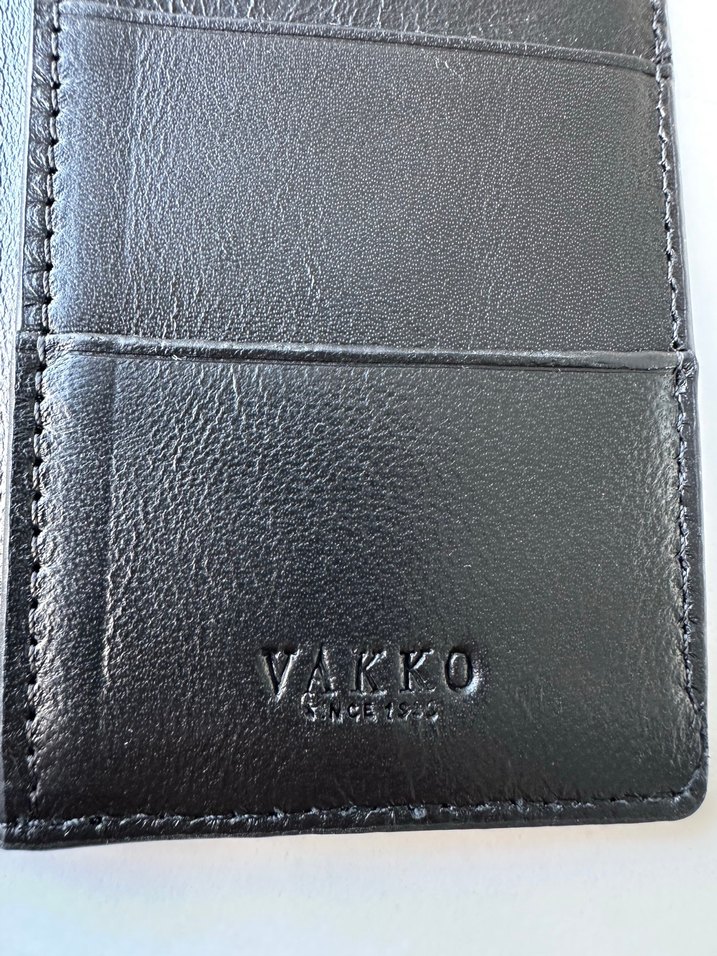 Vakko Siyah Deri ErkekCüzdan - Görsel 5