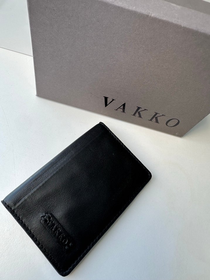 Vakko Siyah Deri ErkekCüzdan - Görsel 3