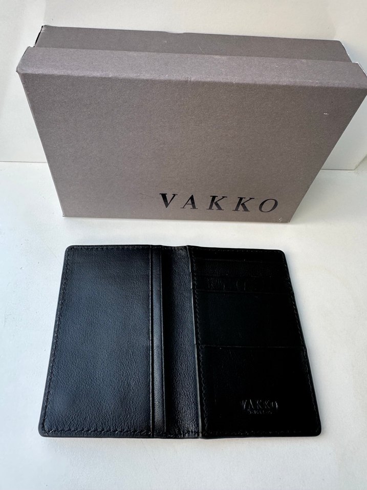 Vakko Siyah Deri ErkekCüzdan - Görsel 4