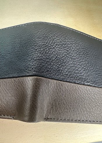 Koyu Kahverengi Minimalist Erkek Cüzdanı - Görsel 5