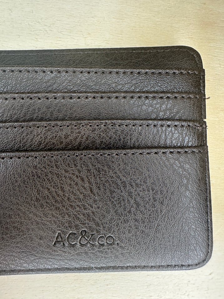 Koyu Kahverengi Minimalist Erkek Cüzdanı - Görsel 4