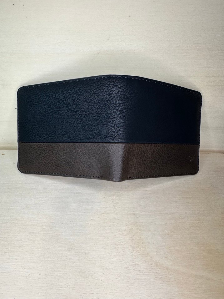 Koyu Kahverengi Minimalist Erkek Cüzdanı - Görsel 2