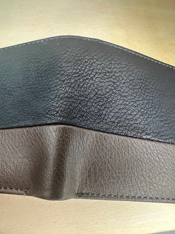 Koyu Kahverengi Minimalist Erkek Cüzdanı - Görsel 5