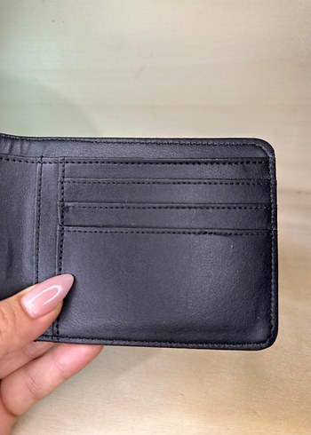 Gri Baskılı Modern Erkek Cüzdanı - Görsel 4