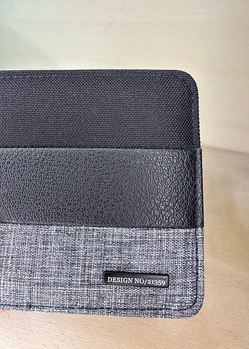 Gri Baskılı Modern Erkek Cüzdanı - Görsel 5