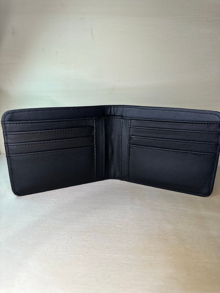 Gri Baskılı Modern Erkek Cüzdanı - Görsel 3