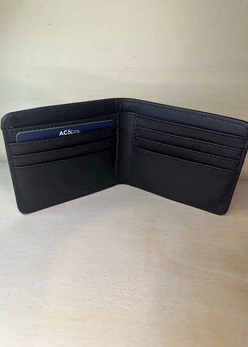 Siyah Baskılı Erkek Cüzdan - Görsel 2