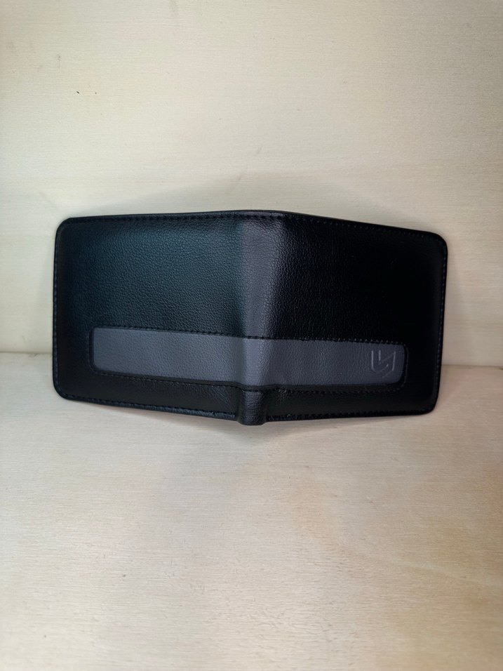 Siyah Minimalist Erkek Cüzdan - Görsel 2