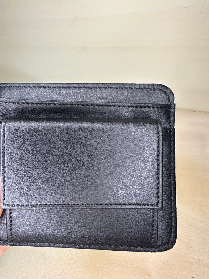 Siyah Minimalist Erkek Cüzdan - Görsel 5