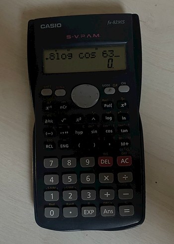 Casio fx-82MS Hesap Makinesi Siyah