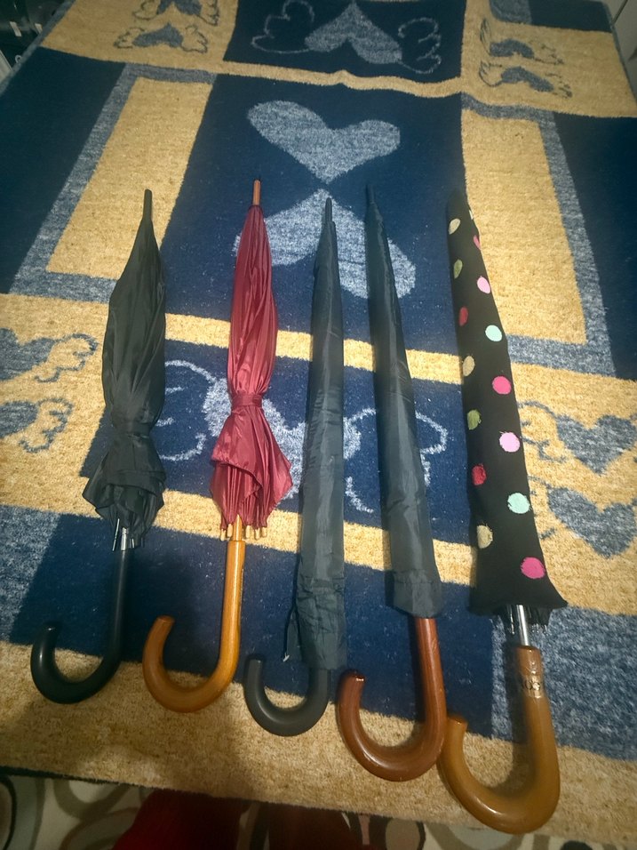 Bordo Bohem Kadın Şemsiye - Görsel 2