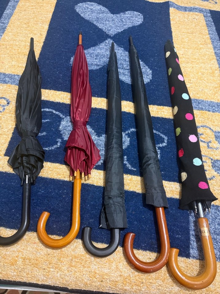 Bordo Bohem Kadın Şemsiye - Görsel 3