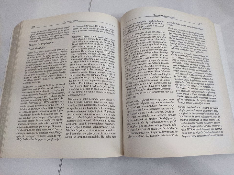 iktisadi düşünce tarihi, Abdullah mesud Küçükkalay - Görsel 2