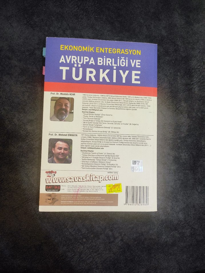 Ekonomik Entegrasyon Avrupa Birliği ve Türkiye Kitabı - Görsel 2