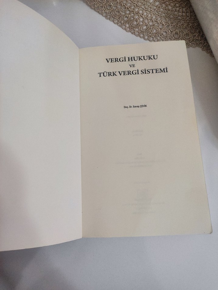 Vergi Hukuku ve Türk Vergi Sistemi Kitabı - Görsel 3