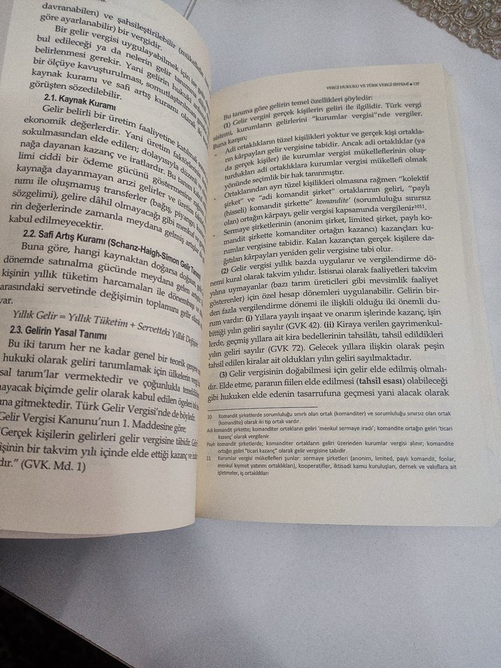 Vergi Hukuku ve Türk Vergi Sistemi Kitabı - Görsel 4