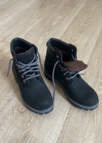 Siyah Bağcıklı Unisex Bot - Görsel 2