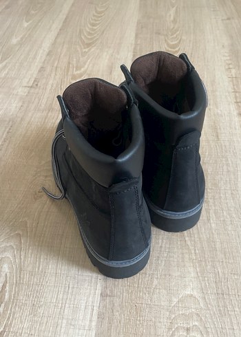 Siyah Bağcıklı Unisex Bot - Görsel 4