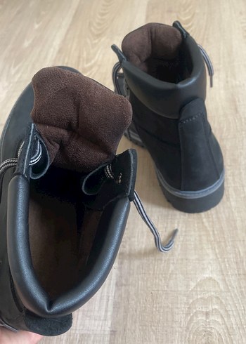 Siyah Bağcıklı Unisex Bot - Görsel 5