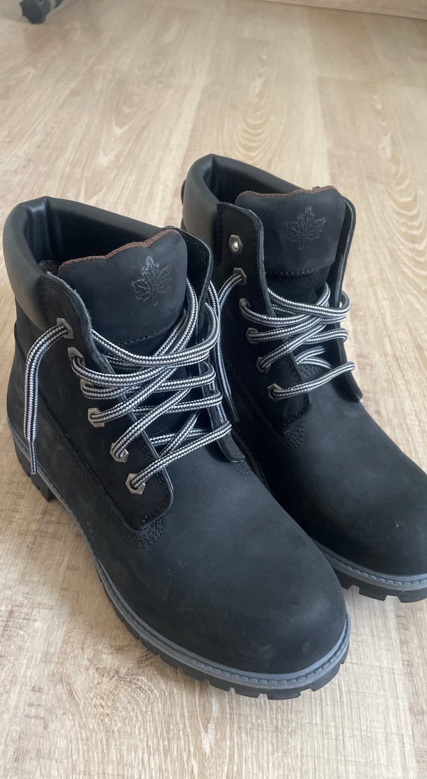 Siyah Bağcıklı Unisex Bot - Görsel 3