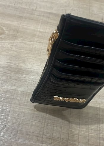 TannyBlack Siyah Deri Kadın Cüzdan - Görsel 5