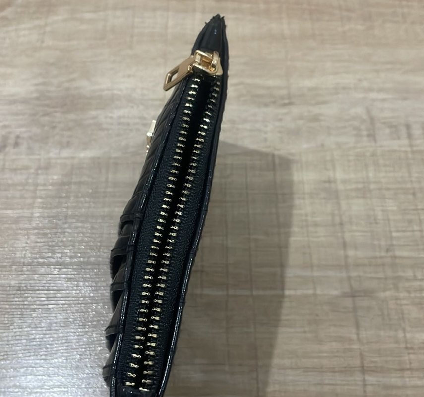 TannyBlack Siyah Deri Kadın Cüzdan - Görsel 4