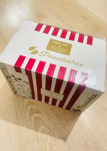 Yılbaşı Çiçek Desenli 6'lü Cam Bardak Seti - Görsel 7