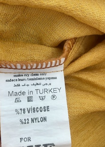 Kadın Sarı Keten Kemerli Rahat Pantolon - Görsel 7