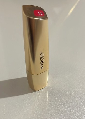Parlak Kırmızı Ruj 12 SPF 15 DEBORAH MILANO - Görsel 2