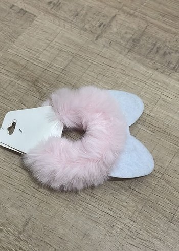 Pembe Tüylü taşlı toka - Görsel 4