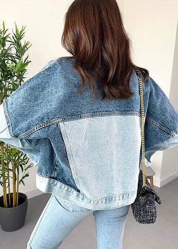 universal Beden Oversize denim ceket
