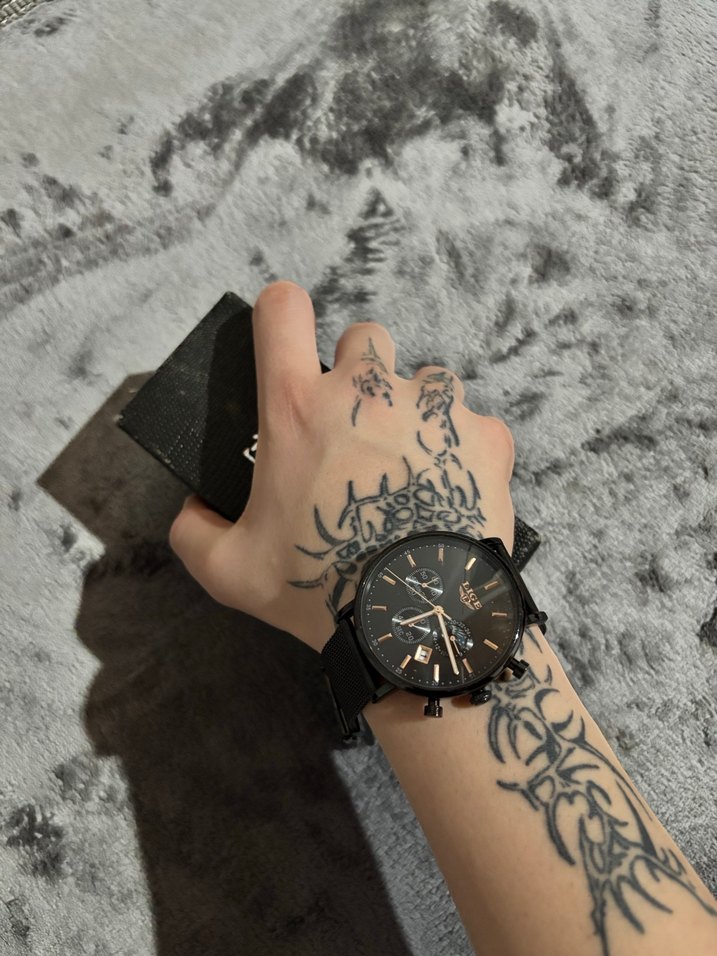 LIGE Siyah Erkek Cüzdan - Görsel 4