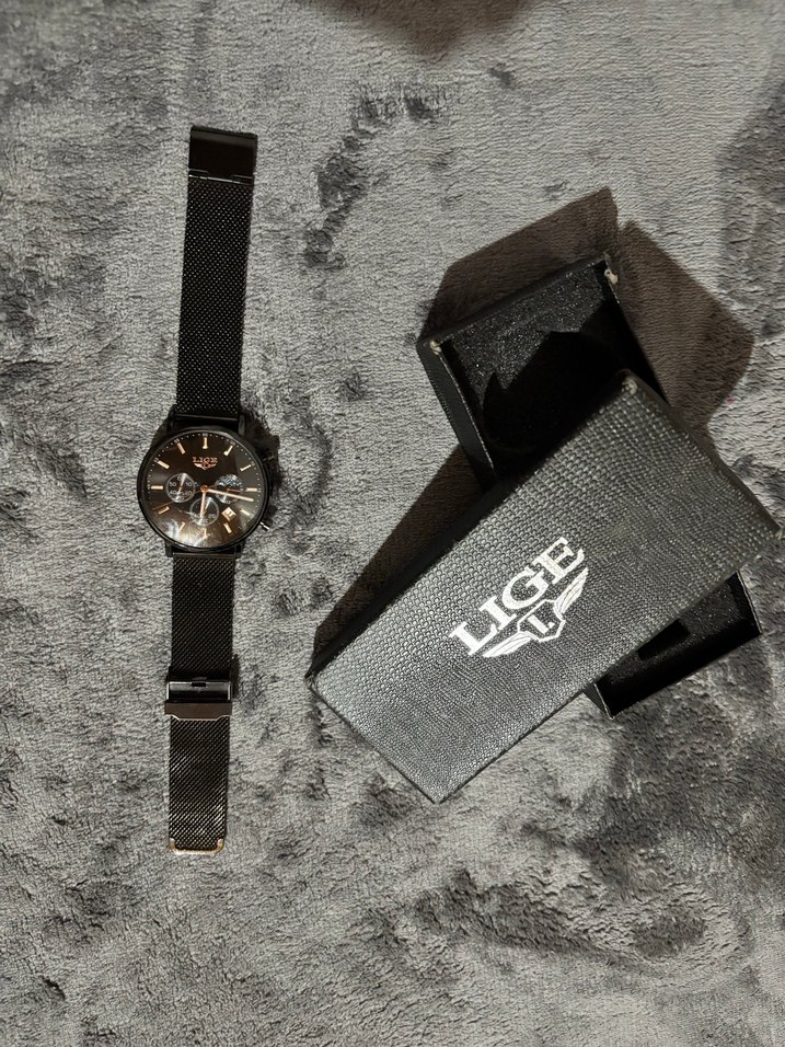 LIGE Siyah Erkek Cüzdan - Görsel 3