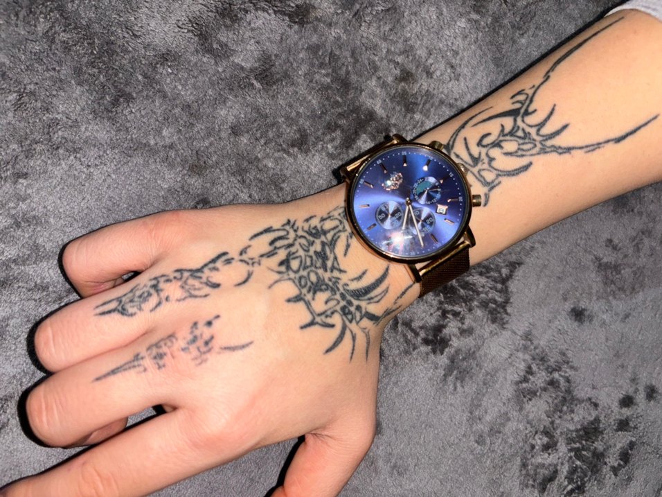 LIGE Siyah Minimalist Erkek Cüzdan - Görsel 3