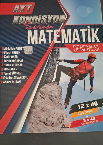 AYT Matematik deneme hız ve renk yayınları