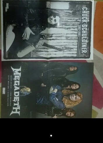 megadeth ve Chuck Schuldiner posteri