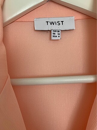 38 Beden turuncu Renk Twist gömlek