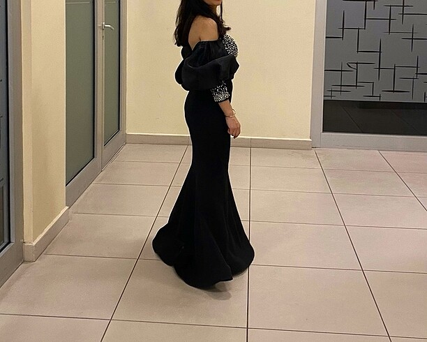 38 Beden Tasarım gece elbisesi