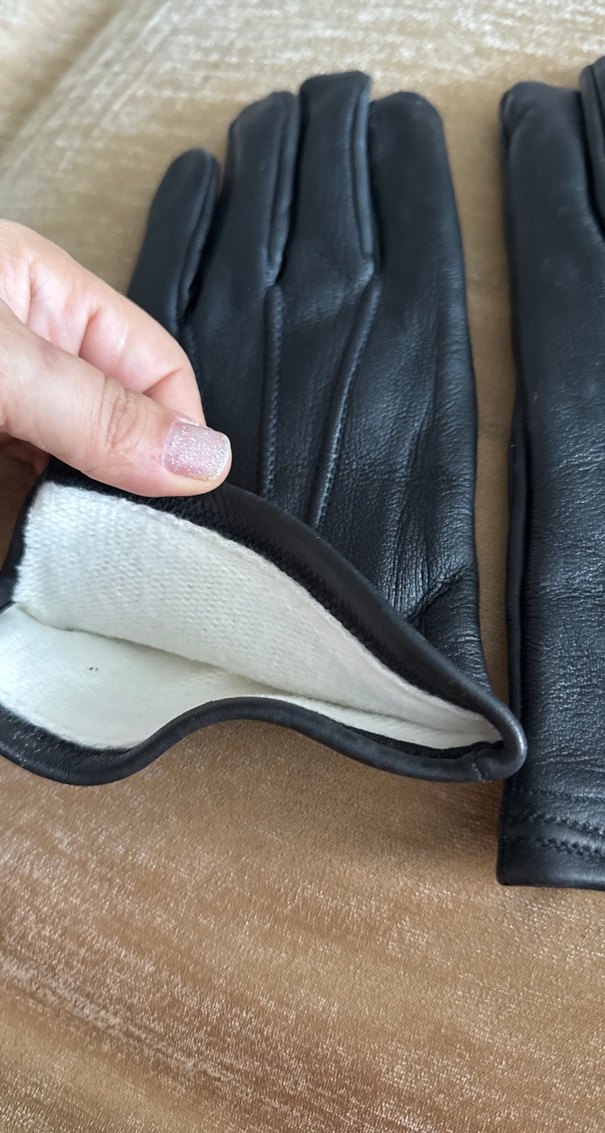 Klasik Siyah Kadın Biker Eldivenleri - Görsel 2