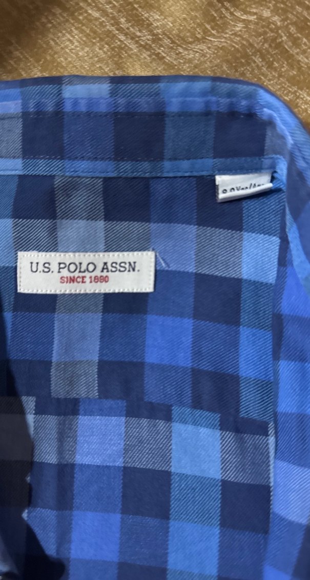 Erkek çocuk Lacivert Kareli Pamuk Gömlek - Görsel 2