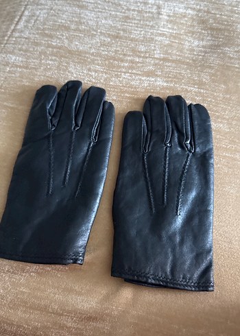 Siyah Biker Deri Eldiven - Görsel 2