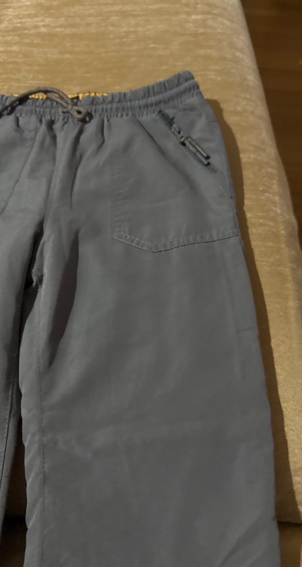 Gri Erkek Çocuk Kemerli Pantolon - Görsel 2