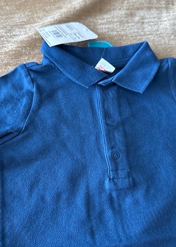 LC Waikiki Düğmeli Lacivert Erkek Bebek Kısa Kollu Body