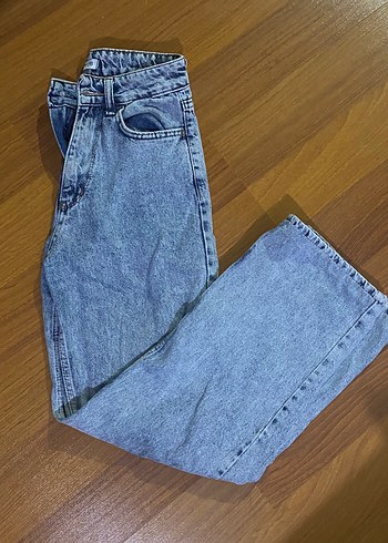 Gri Kadın Denim Regular Fit Midi Jean