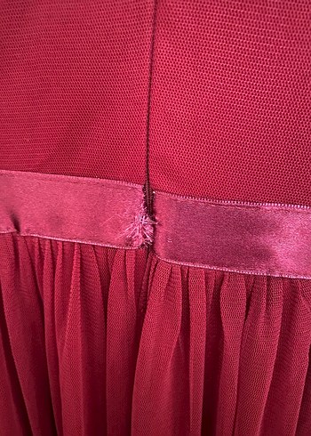 38 Beden Bordo tesettür abiye